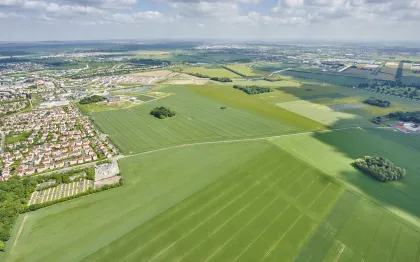 Vue aérienne de la ZAC de Villeray à Saint-Pierre-du-Perray