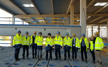 Iris_Ohyama à Sénart, visite de chantier sur le parc du Levant à Lieusaint (77).