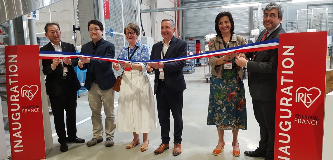 Iris Ohyama, leader mondial de la plasturgie, implante son nouveau site de  production et de distribution