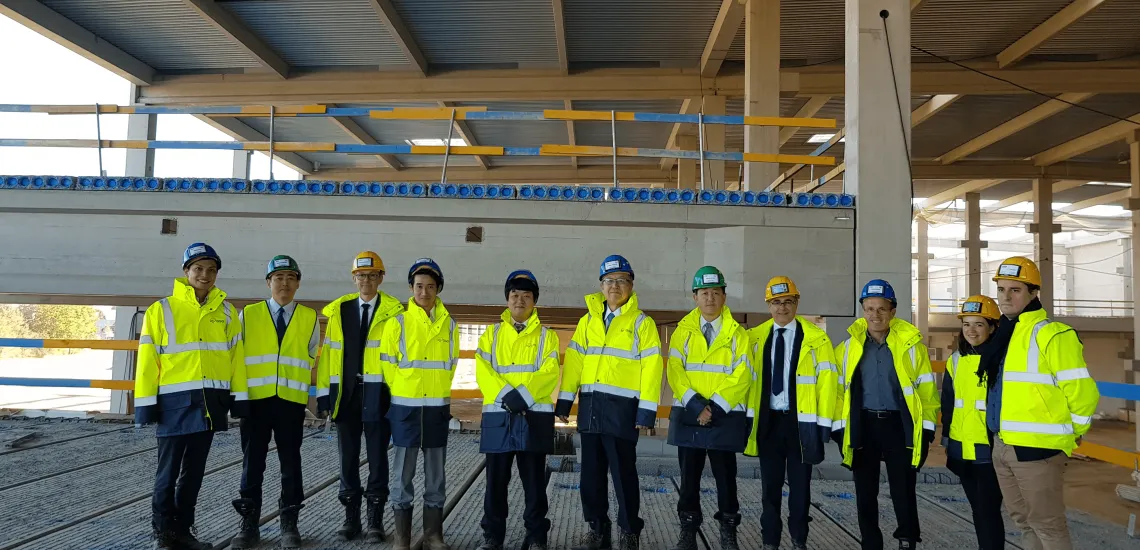 Iris_Ohyama à Sénart, visite de chantier sur le parc du Levant à Lieusaint (77). Iris_Ohyama à Sénart, visite de chantier sur le parc du Levant à Lieusaint (77).